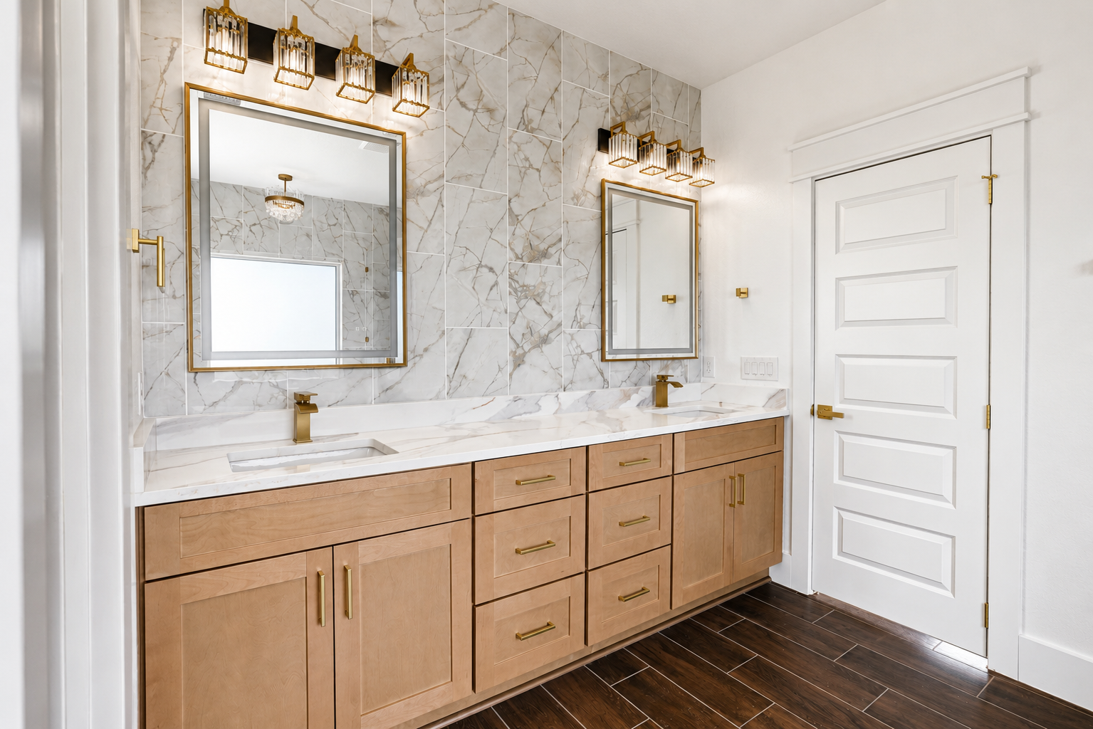 Double Vanity Installation