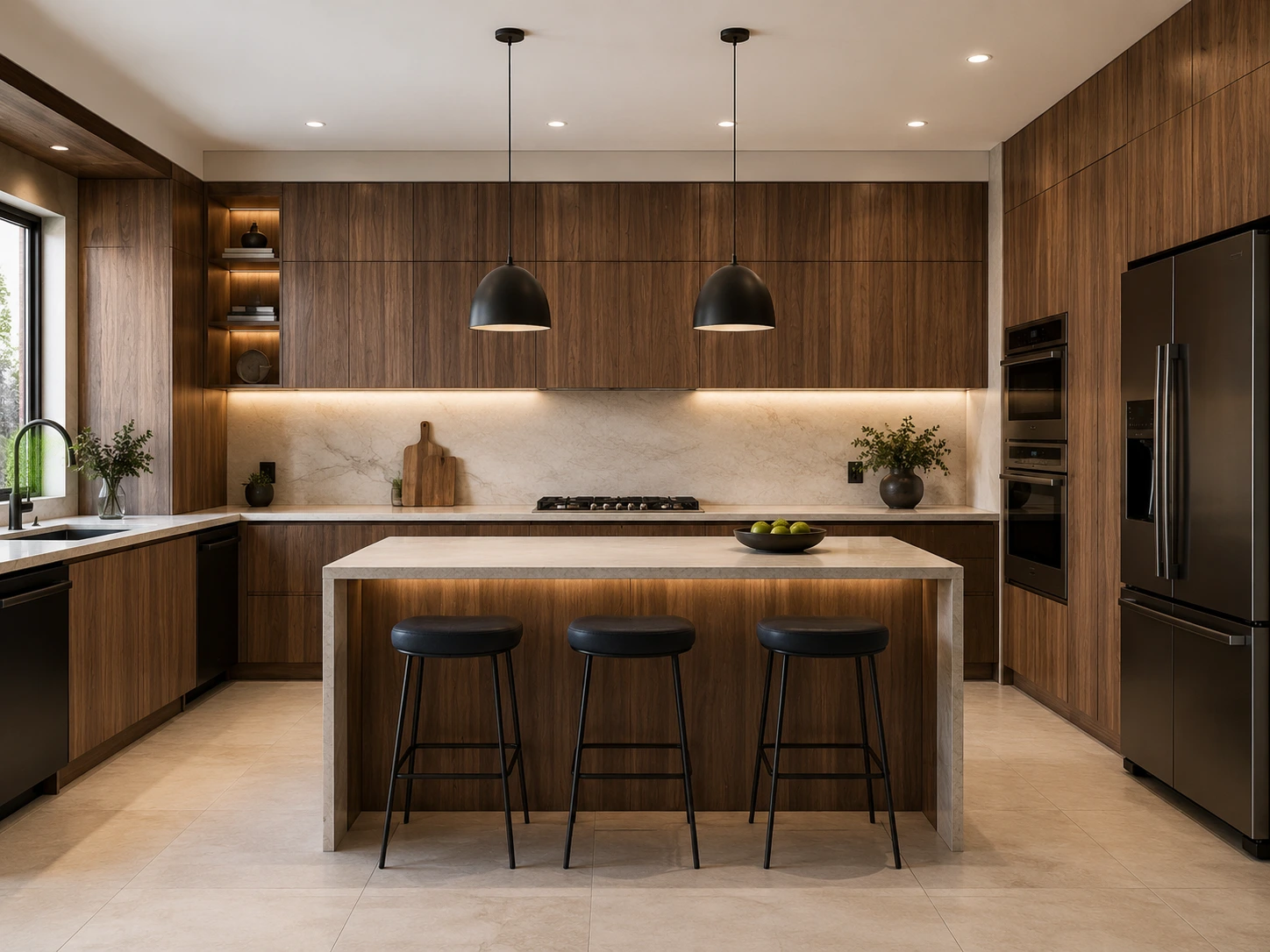 Artisan Golden Walnut — Installed