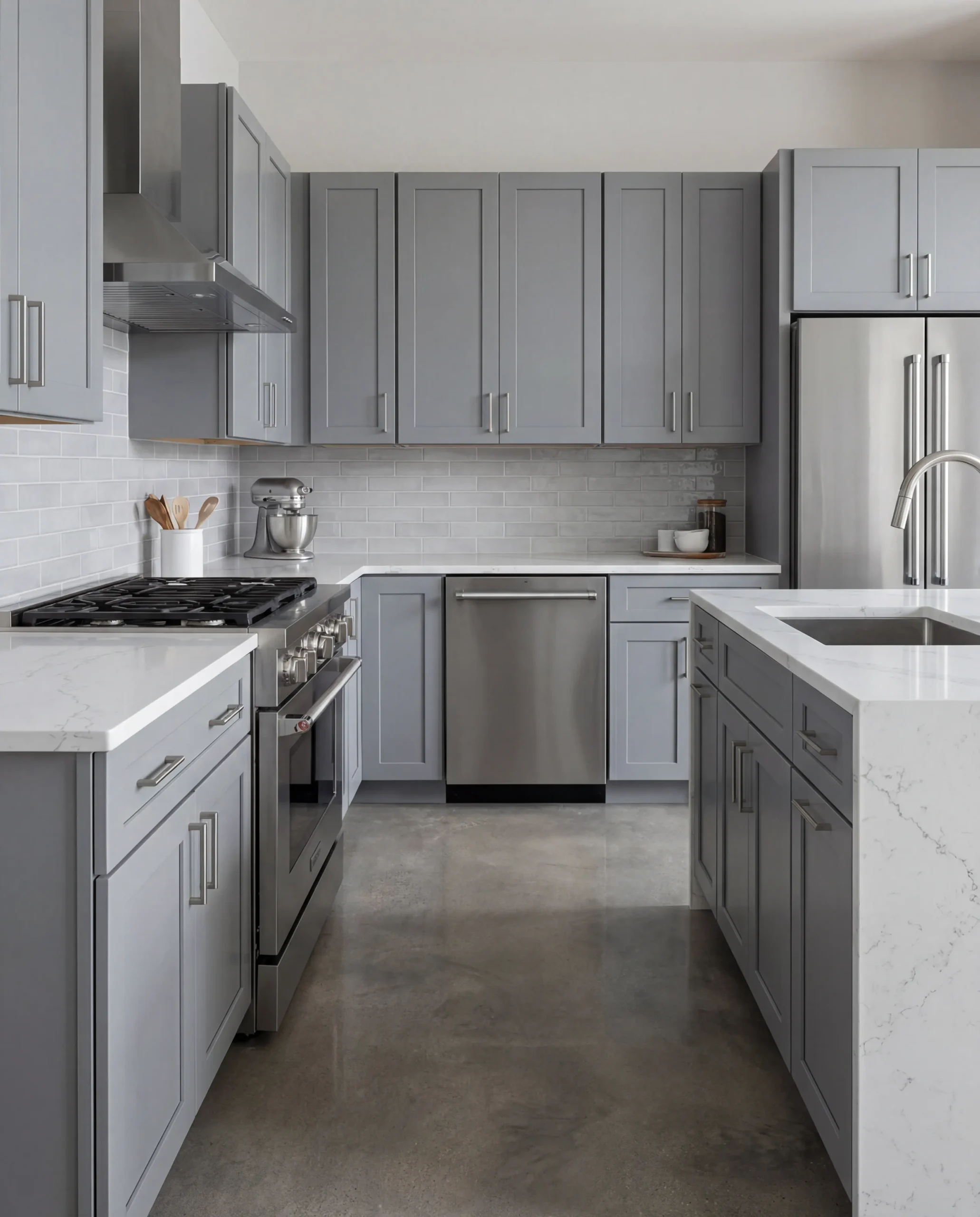 Gray Shaker — Installed