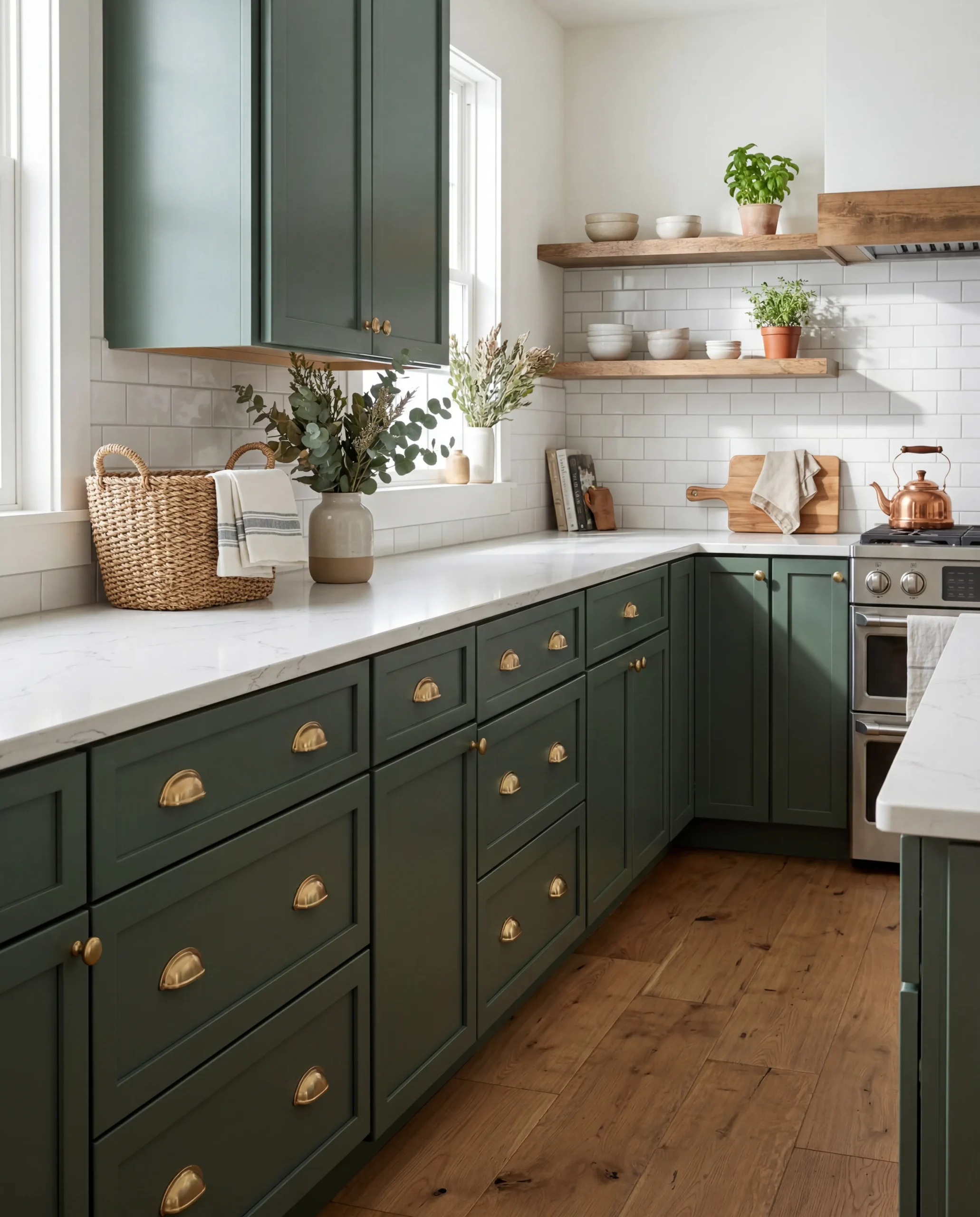 Slim Shaker Green — Installed