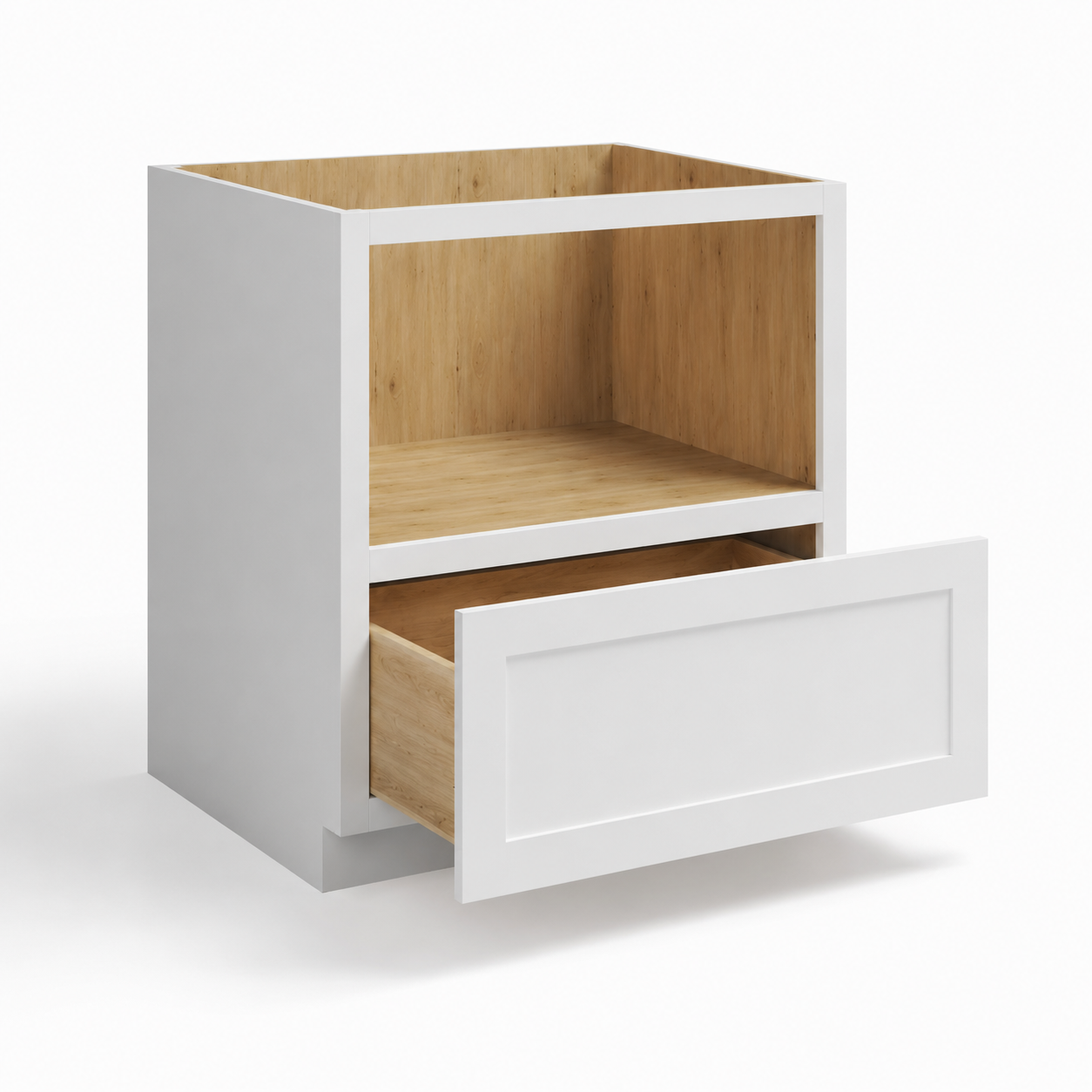Microwave Base Cabinet with Single Drawer - Image 2
