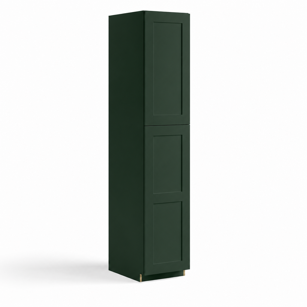 18″ W Two Single Door Utility Pantry Cabinet