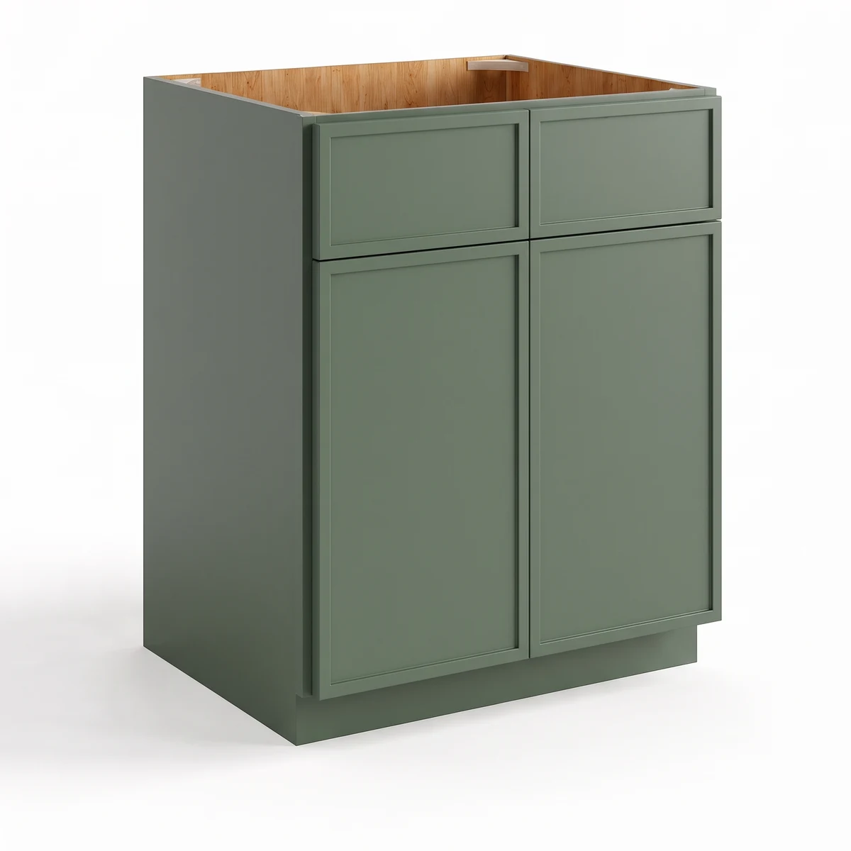 Sink Base With Double Doors and False Drawers