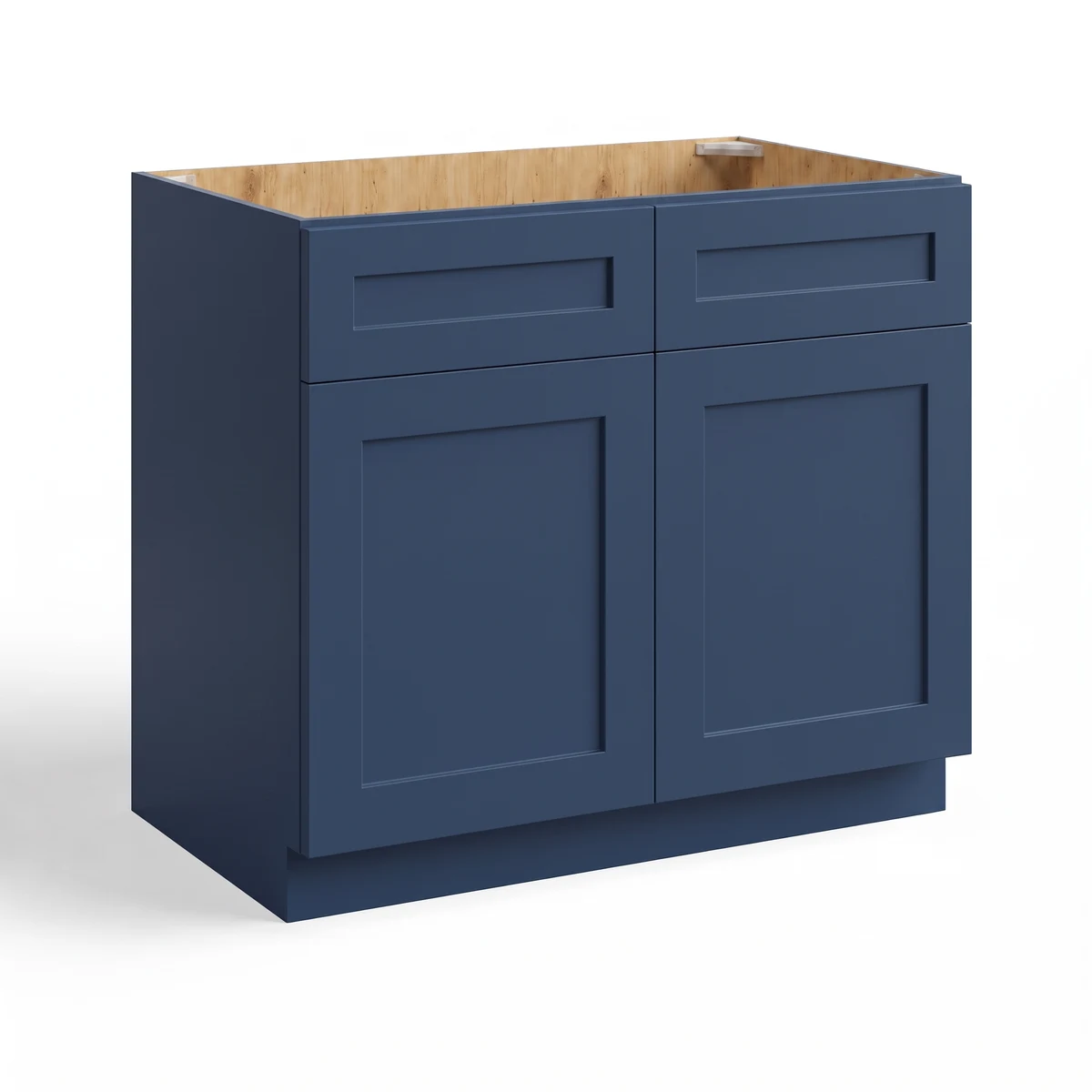 Sink Base With Double Doors and False Drawers