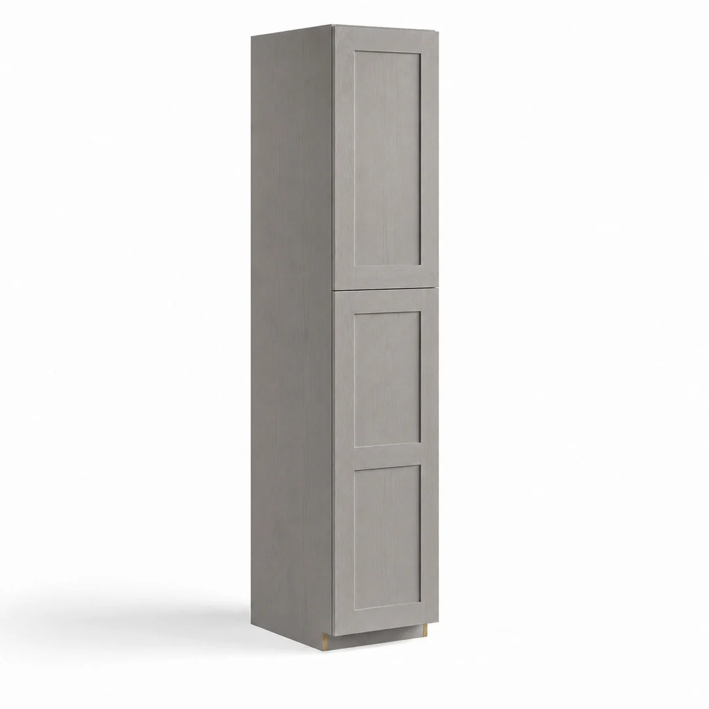 18″ W Two Single Door Utility Pantry Cabinet