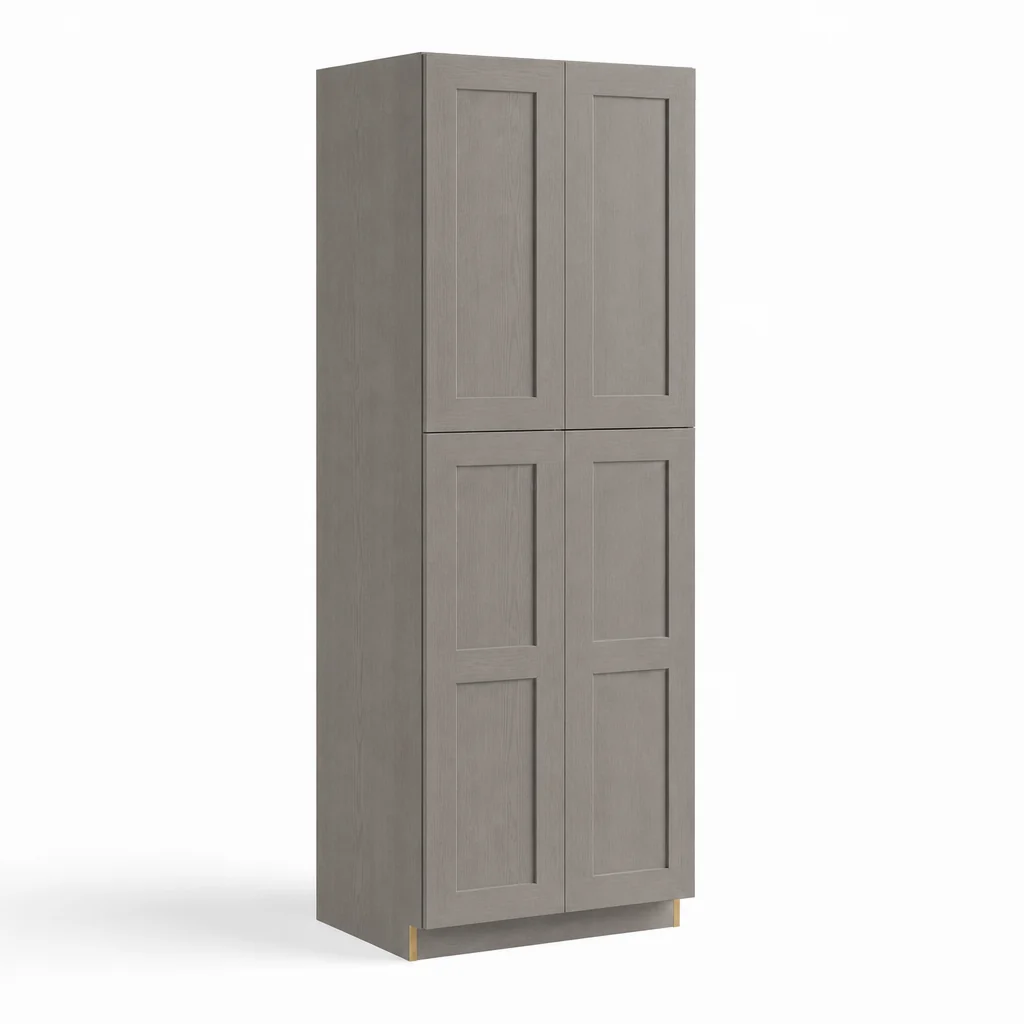 24″ W Two Double Door Utility Pantry Cabinet