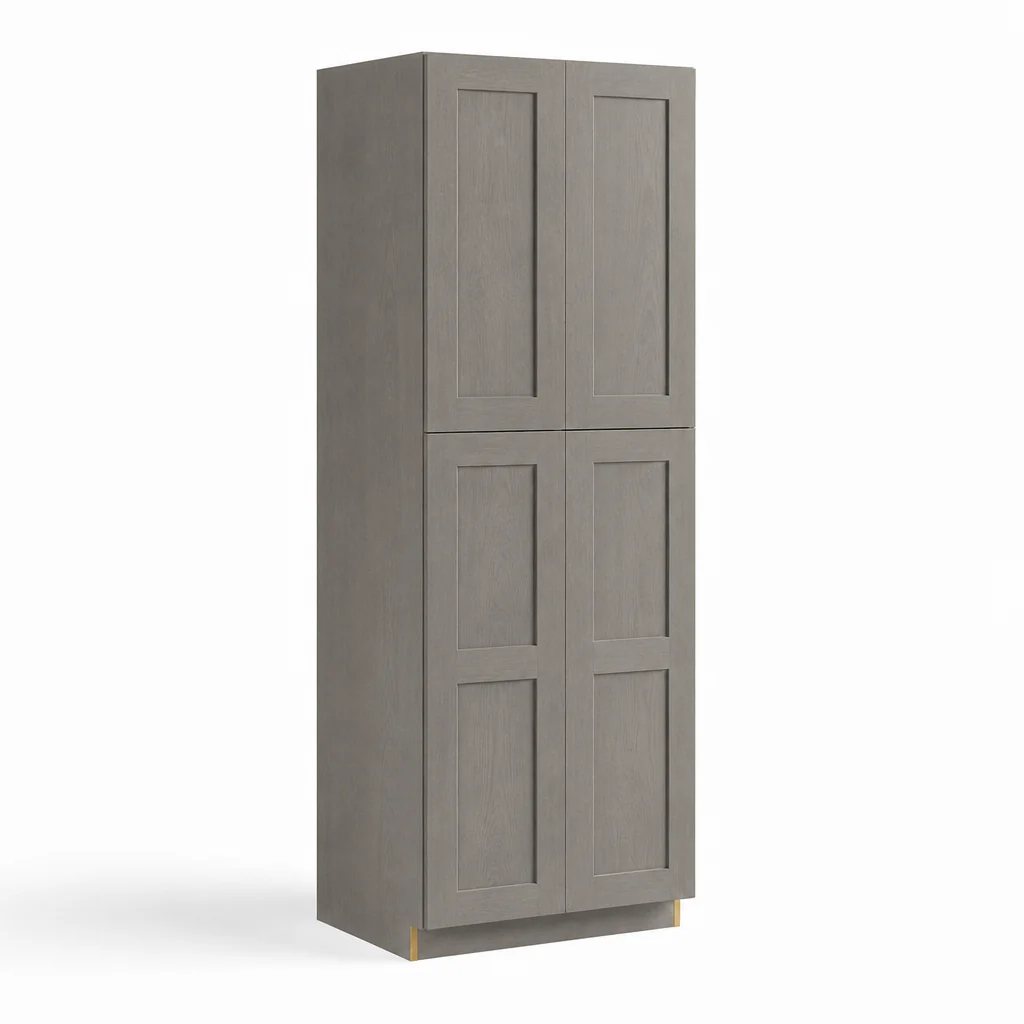 30″ W Two Double Door Utility Pantry Cabinet