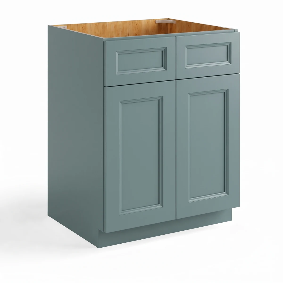 Sink Base With Double Doors and False Drawers