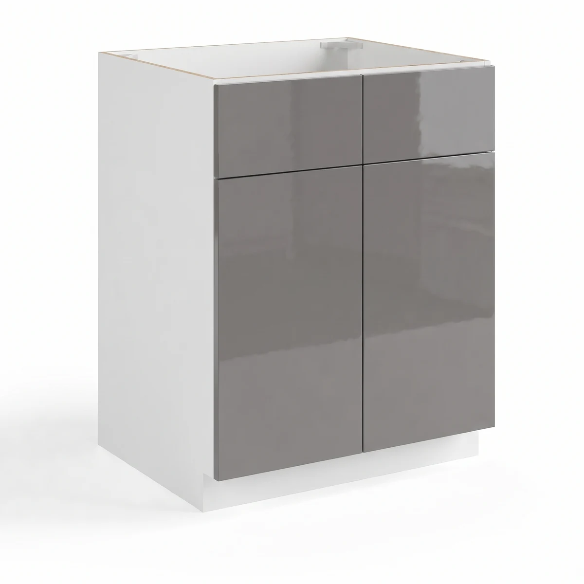 Sink Base With Double Doors and False Drawers