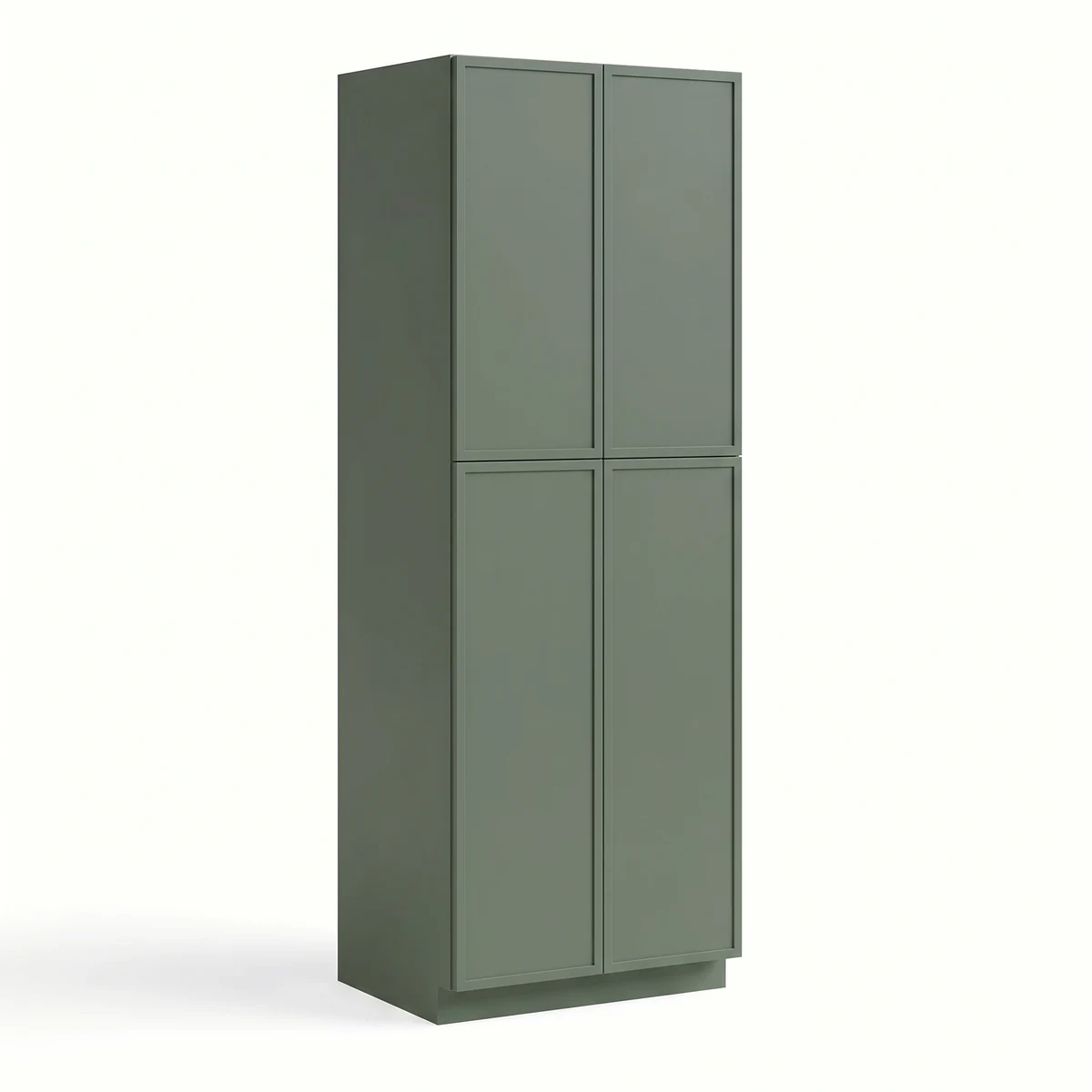 24″ W Two Double Door Utility Pantry Cabinet